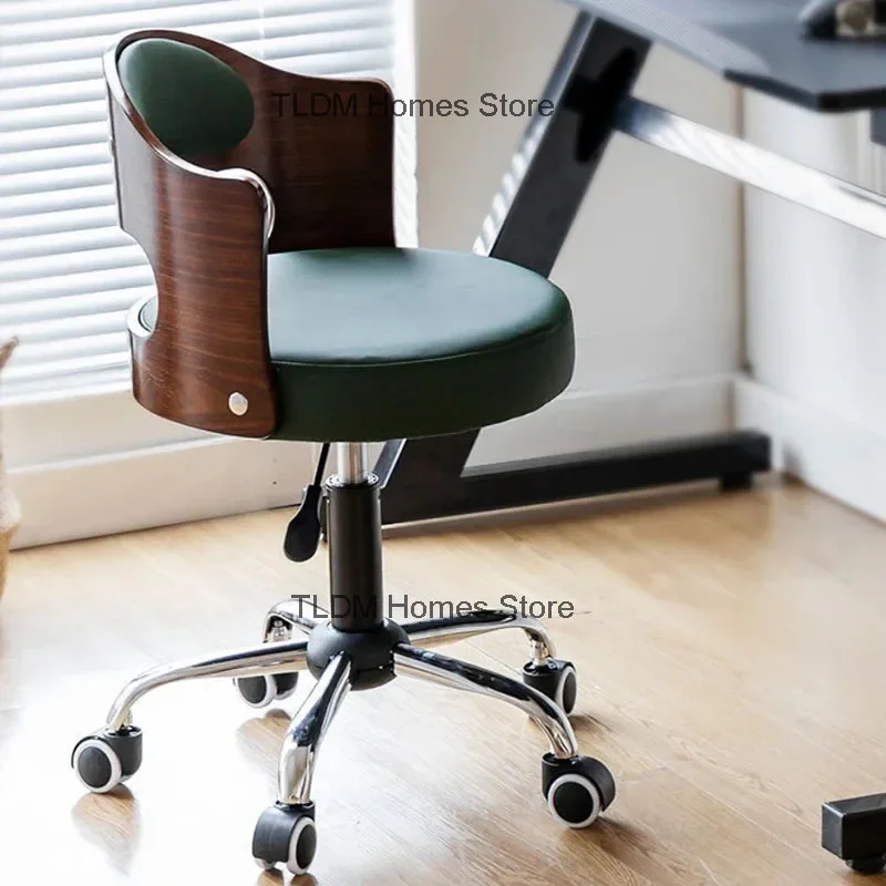 Nordic Eenvoudige Lifting Bureaustoelen Licht Luxe kantoormeubilair Huishoudelijke Computerstoel Comfortabele Back Swivel Game Fauteuil