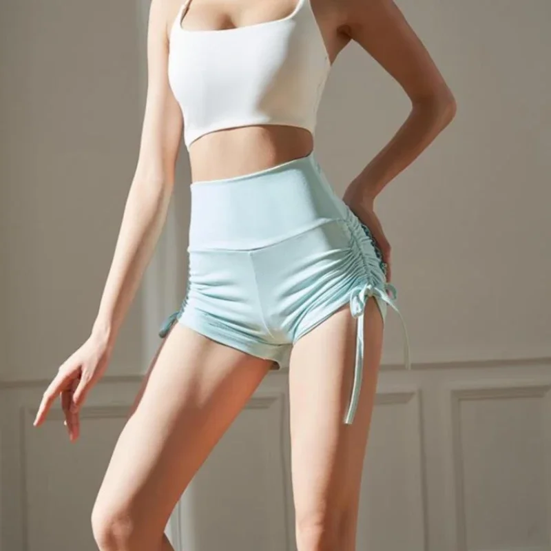 Booty Running Tight with Waist Pocket Sport Female Short Pants High Fitness Sports Gym Skinny Women's Shorts Harajuku Fashion XL