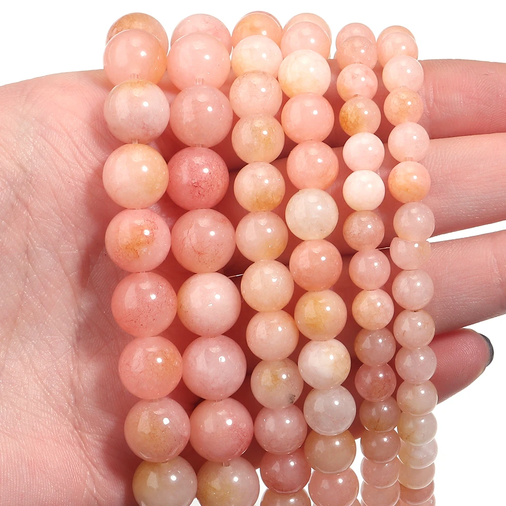 Natürliche Stein Perlen 6/8/10mm Opal Runde Lose Spacer Perlen Für Schmuck Machen DIY Charme armbänder Halskette Ohrringe Zubehör
