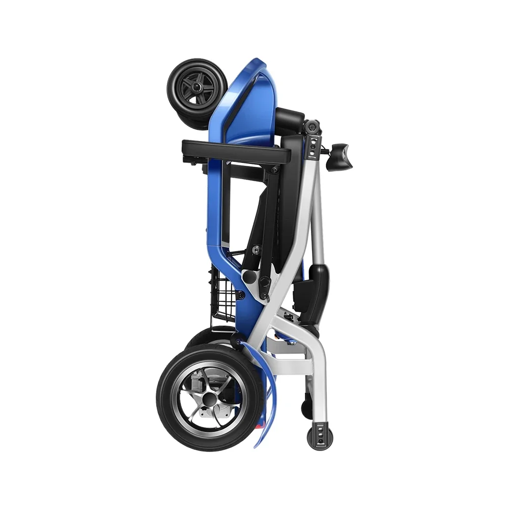 4 Wheel Portable Lightweight Folding Electric Mobility Scooters for Disabled