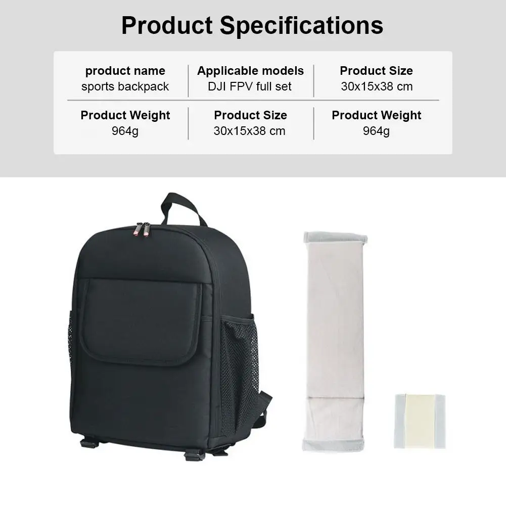 Backpack Large-Capacity Multi-pocket Double Zipper Uav Storage Bag Compatible For Dji Fpv Avata Drone Accessories