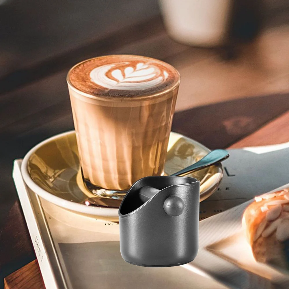 ABWR-Coffee Box Shock-Absorbent Espresso Knock Box For Barista Coffee Grind Anti-Slip Espresso Dump Bin Grind Bin