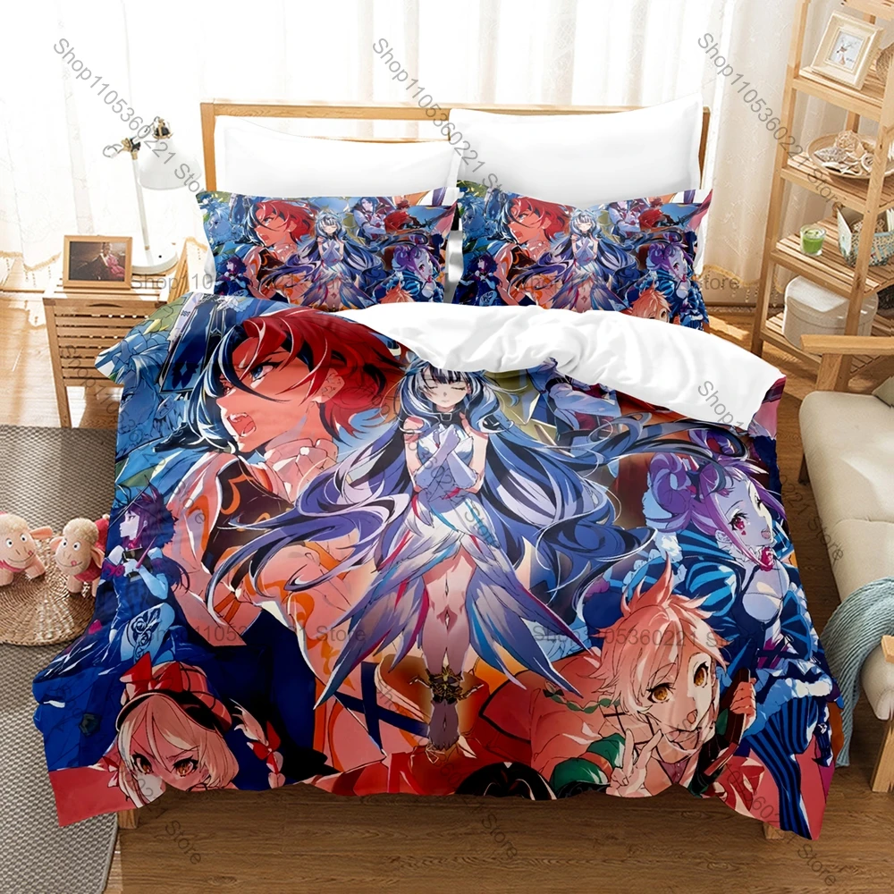Strategy RPG Fire Emblem Full Printed 3PCS Bedding Duvet Cover + 2 Pillowcases Teen Gamer Dorm Home Decoration Anime