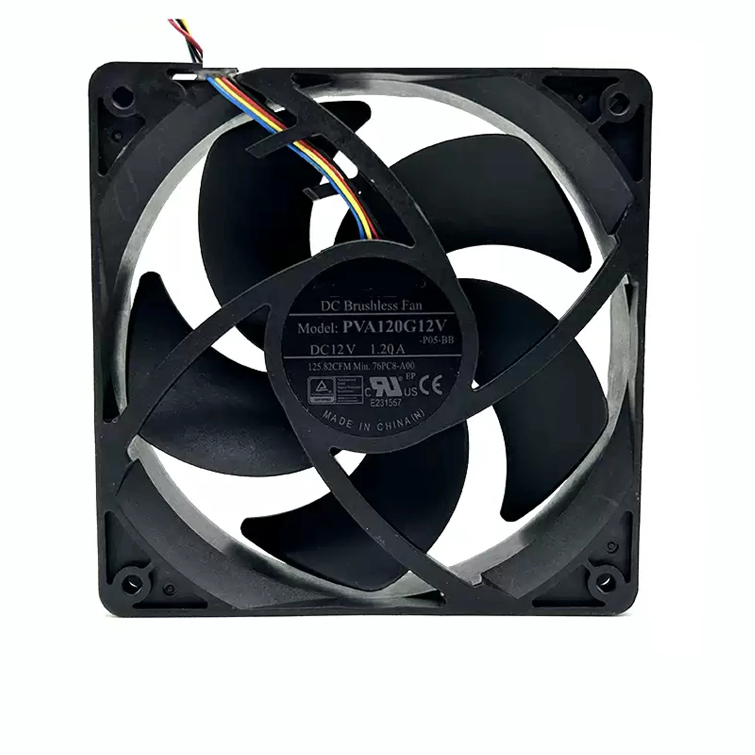 

Cooling Fan PVA120G12V DC 12V 1.20A 12025 12cm 120*120*25mm 4-Wires
