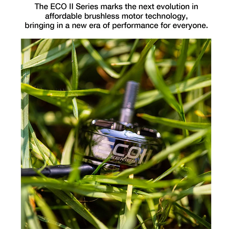 EMAX ECO II Series ECOII 2207 Motor 6S 1700KV 1900KV محرك بدون فرشاة لطائرة سباق RC FPV بدون طيار 4k لعبة كوادكوبتر