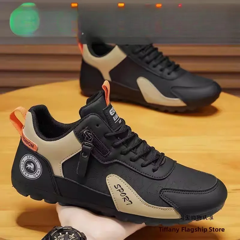 

Men's Fashionable Slip-On Sports Shoes Anti-Slip Soft Bottom Casual Footwear All-Season round Toe Comfortable EVA Insole
