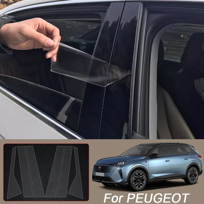 

B Pillar TPU Car Protective Film For PEUGEOT 208 308 E208 E308 408 GT 2008 3008 5008 Auto Window Body Paint Sticker Accessories