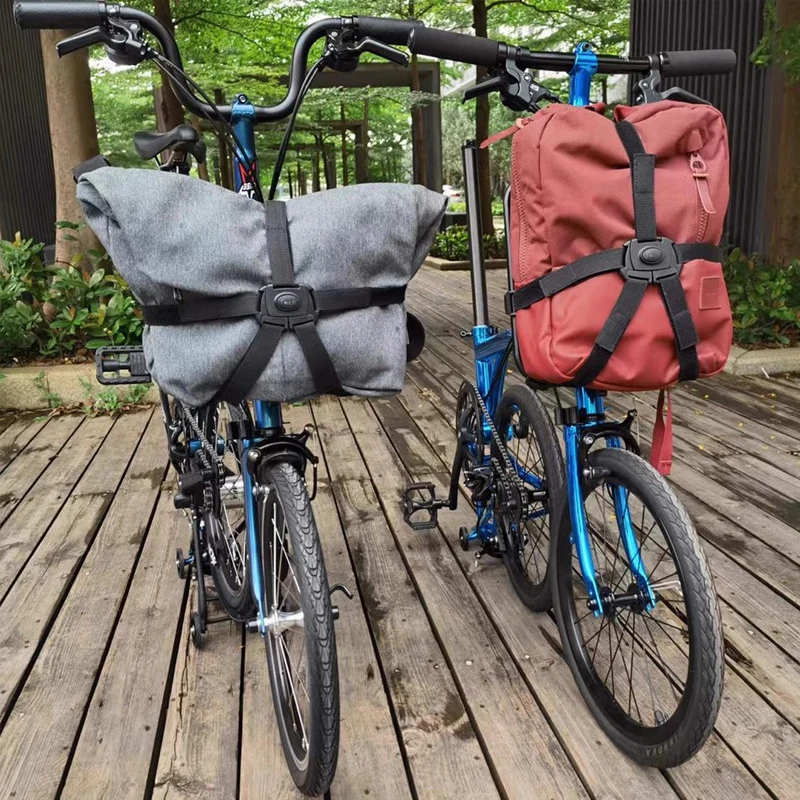 Schultasche Rack Rahmen Riemen Taschengurt Auto Fronttasche für Brompton Modifikation Zubehör Vogel Autozubehör