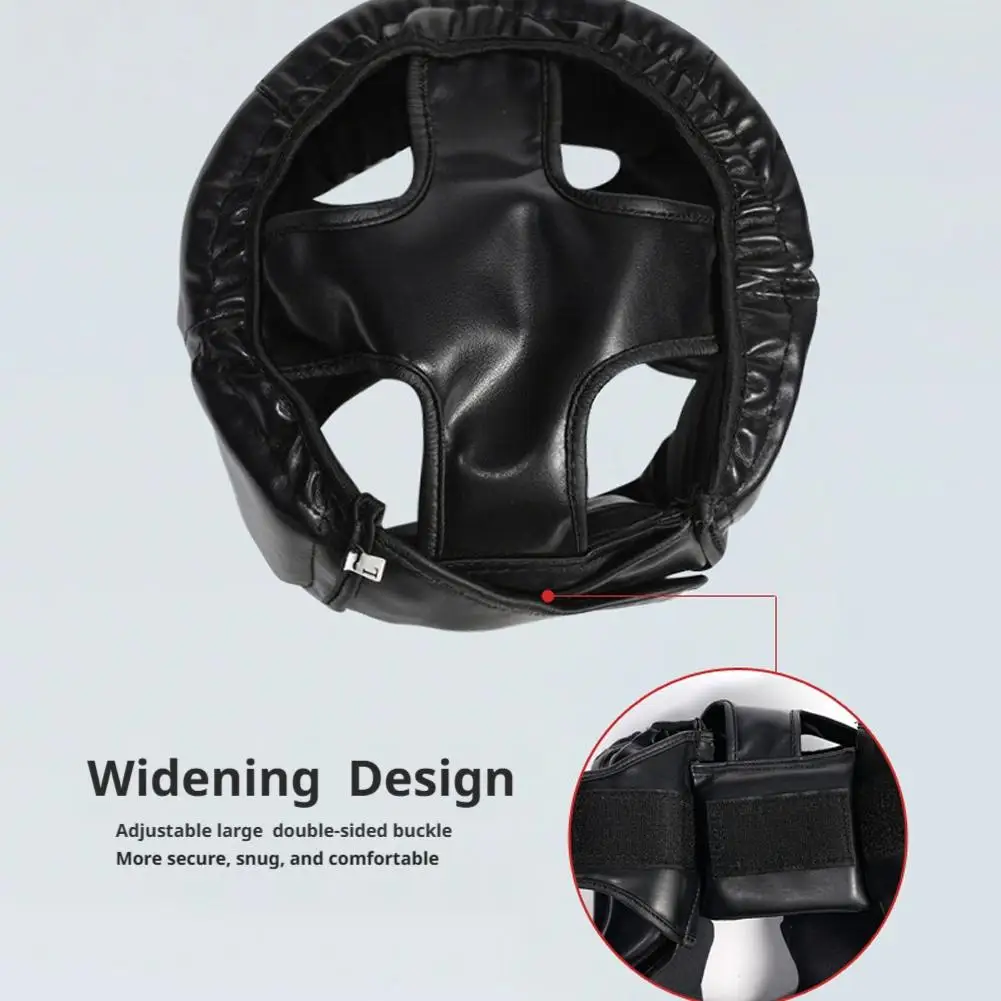Kids Boxing Helmet Monkey Face Sanda Headgear Full Face Protection for Muay Thai Competition and Training with Full Face - view 5