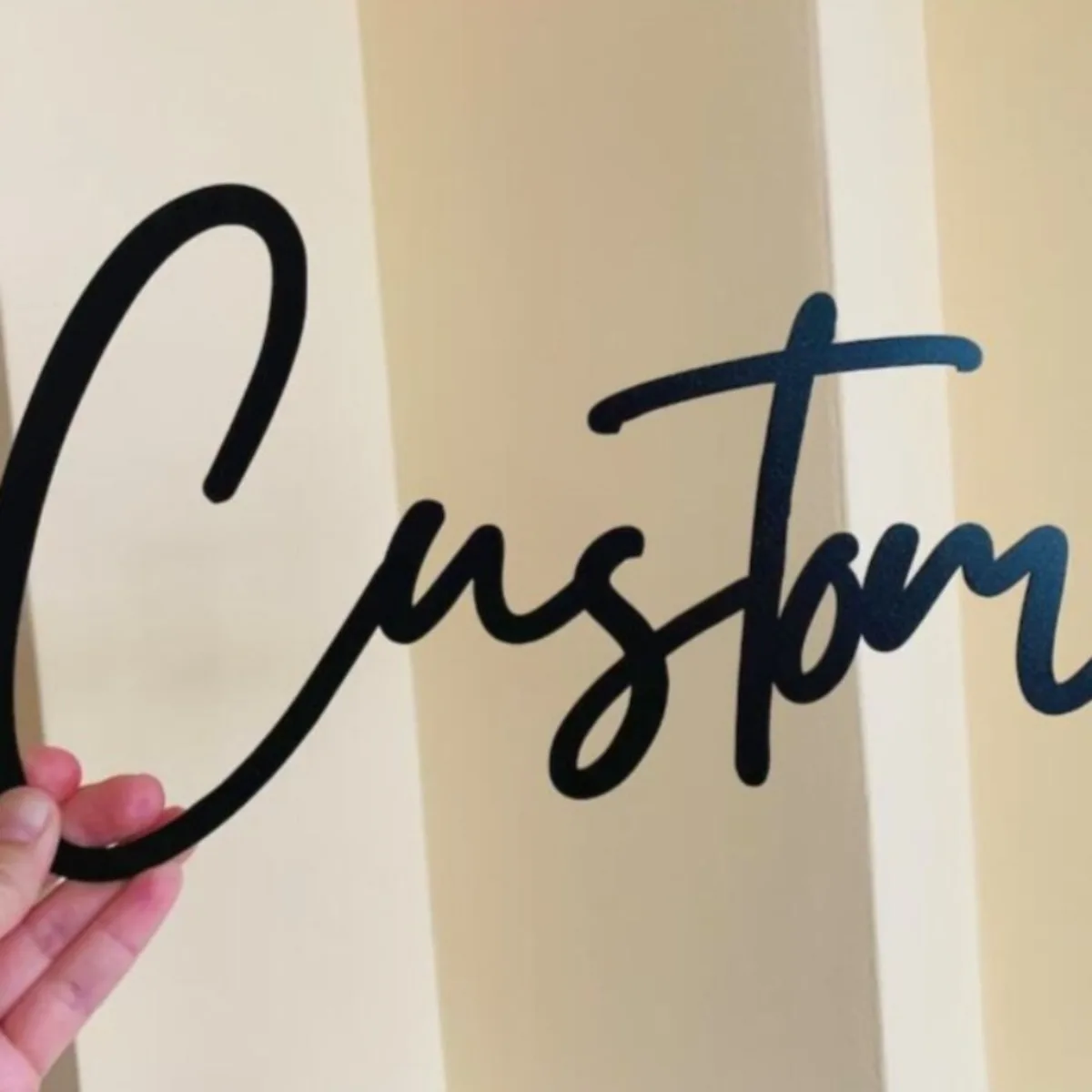 Strikingly Unique Metal Words - Custom Text Design, Made-to-Order Script Name Wall Decor Masterpiece, Hot Selling.
