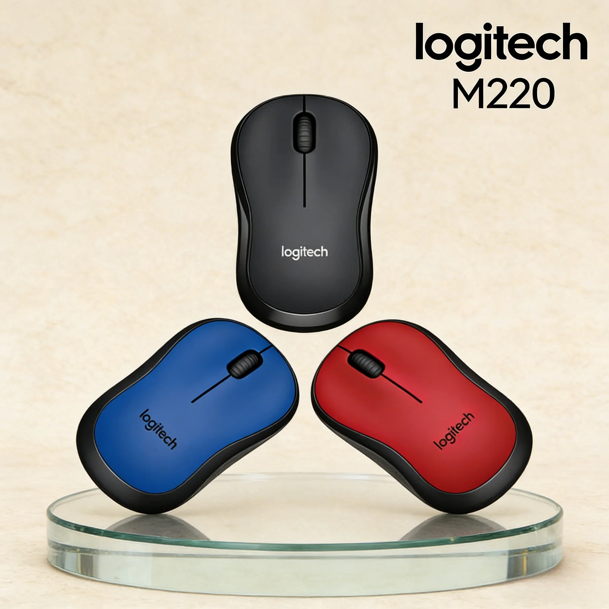 

Беспроводная мышь Logitech M220 с 90% шумоподавлением – легкий вес (75,2 г)