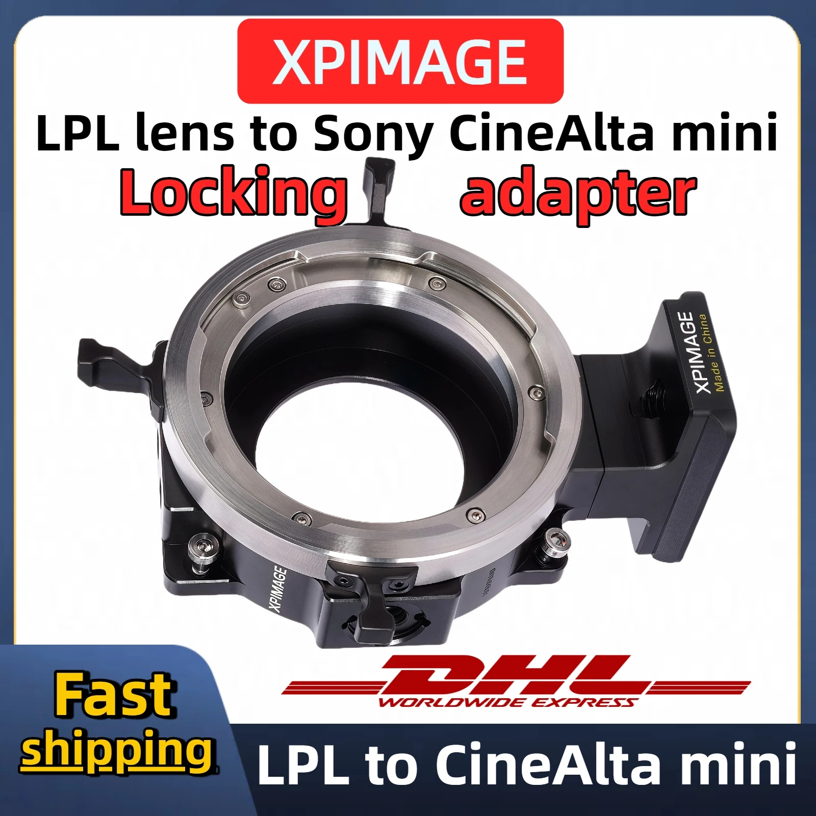 Adaptador de bloqueo LPL-SONY VENICE CineAlta mini para lentes con montura Arri LPL a Sony CineAlta mini