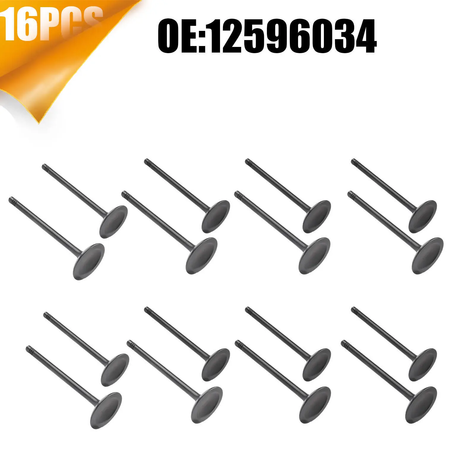 12596034 12615936 24434464 24454518 NEW Intake Exhaust Valves for 2007-2017 Chevrolet GM Buick Saturn 2.0/2.4L Engine