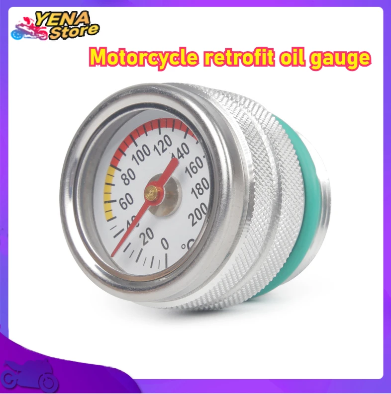 M30x1.5 Motorcycle engine thermometer Oil cap tank thermometer for Kawasaki W650 W400 W800 motorcycle accessories 1987-1998