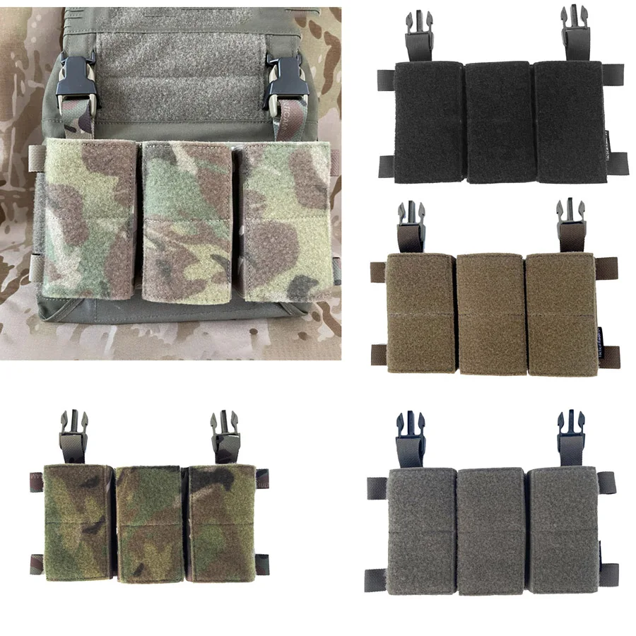 

Tactical Vest LV119 FSCK AVS Triple Magazine Replace Insert Pouch For Sub Holster 5.56 Elastic Magazine Holder