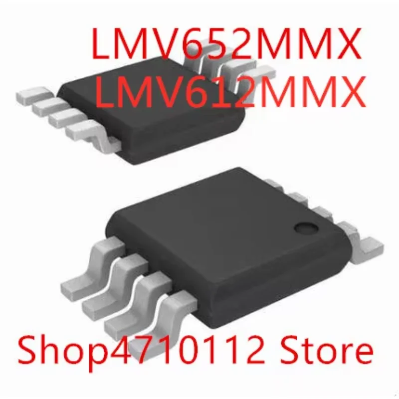 10PCS/LOT NEW LMV612MMX LMV652MMX LMV612MM LMV612  AD9A  LMV652MM  LMV652 ABA3 MSOP-8