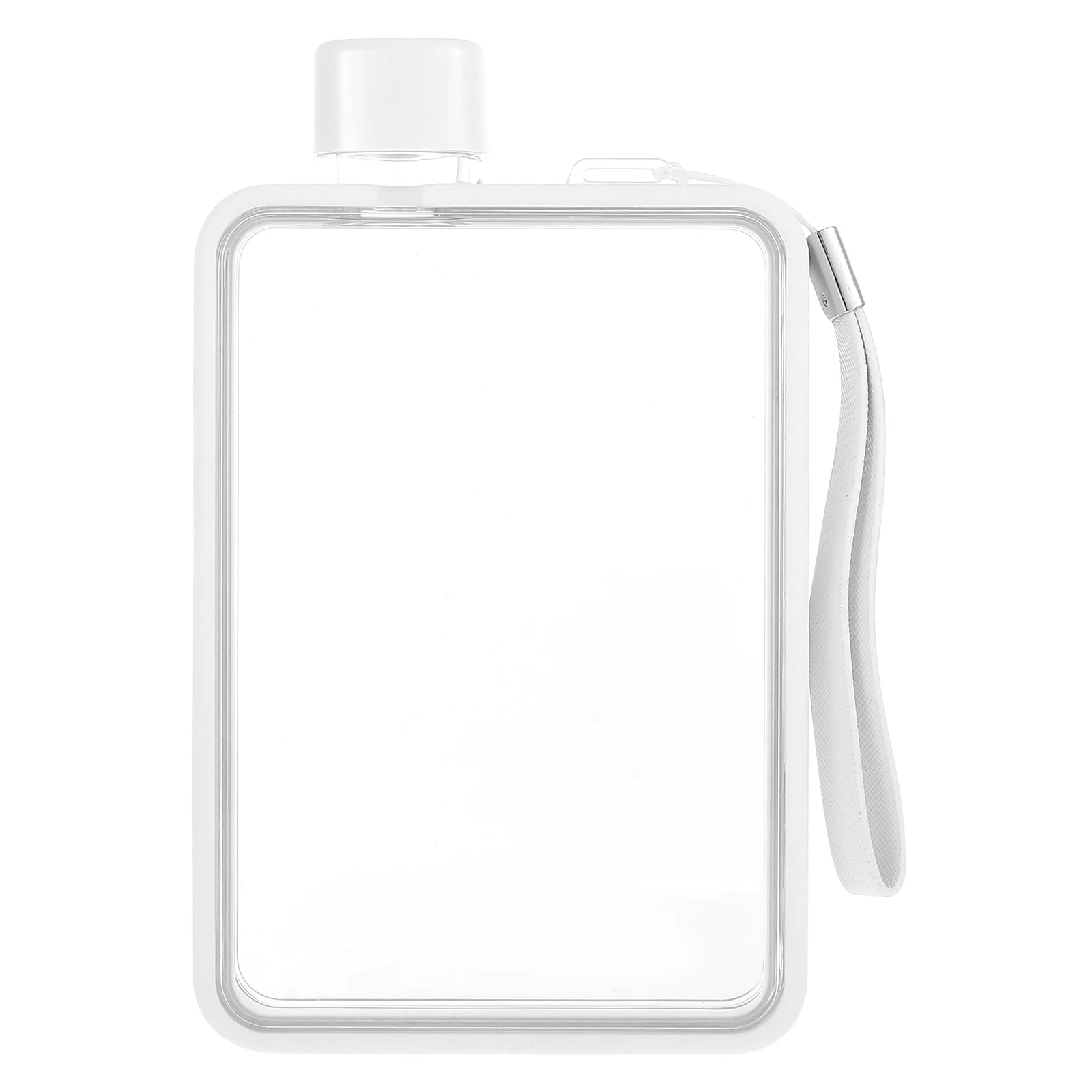 

Portable Sports Water Bottles PC Material Flat Design Lightweight Travel Flasks Compact Leakproof Durable Bottle Outdoor