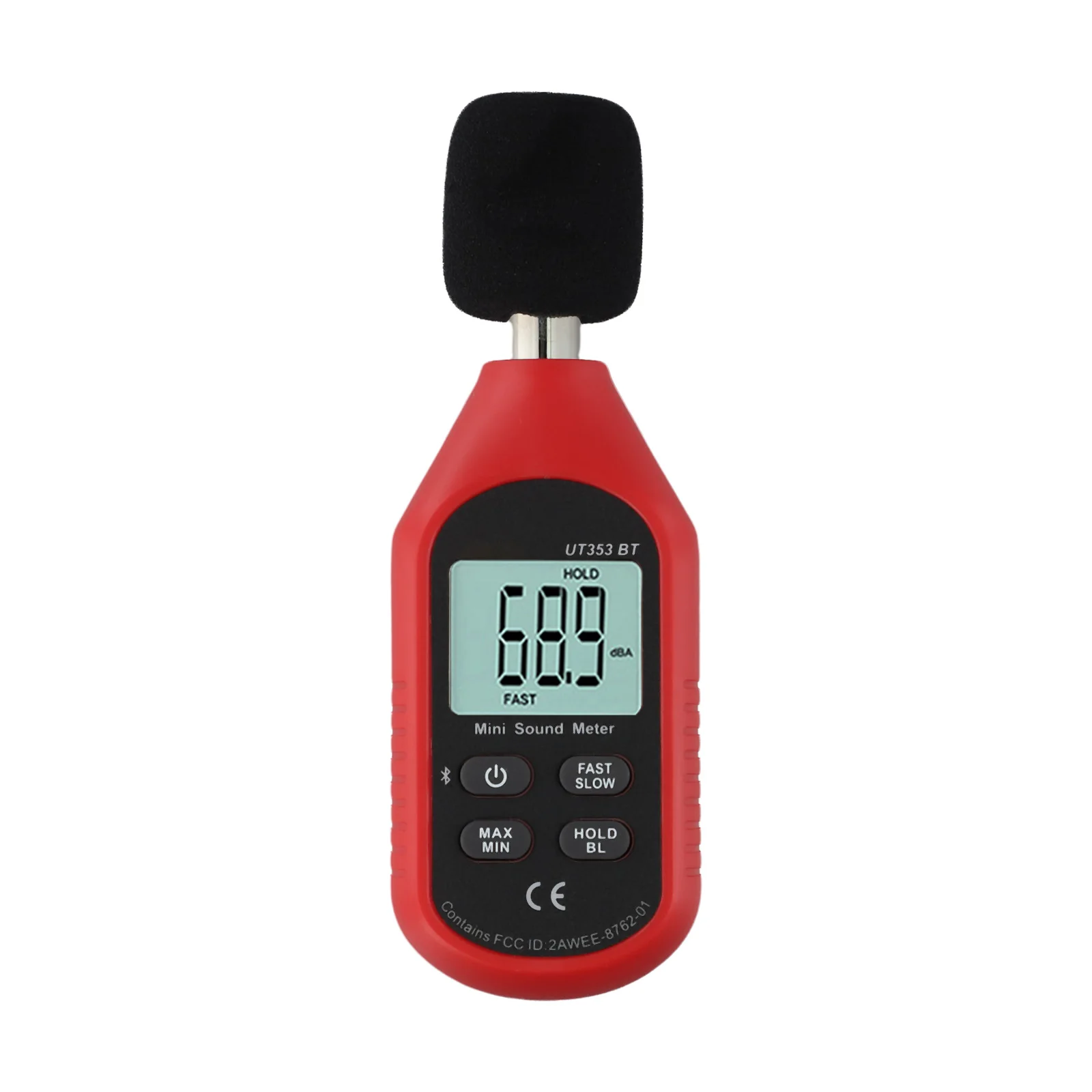 

DB Sound Tester Noise Meter For Environmental Noise Assessment LCD Backlight Display Accurate Sound Level Tester