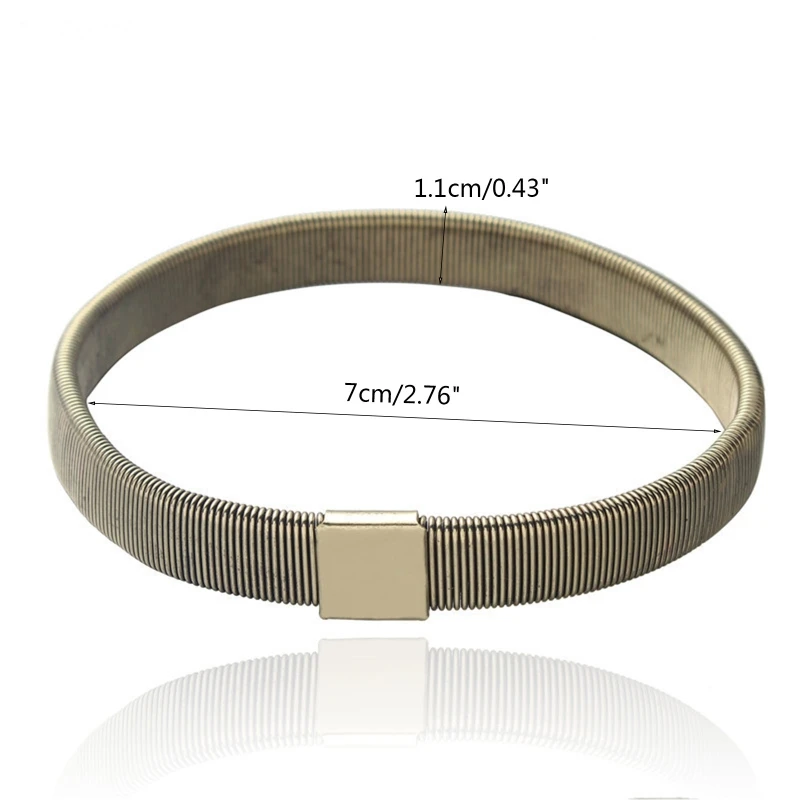 Non-slip Alloy Armband Stretch Garter Shirt Sleeve Holder Unisex Sleeve Holders Bartender Elastic Armband Accessories
