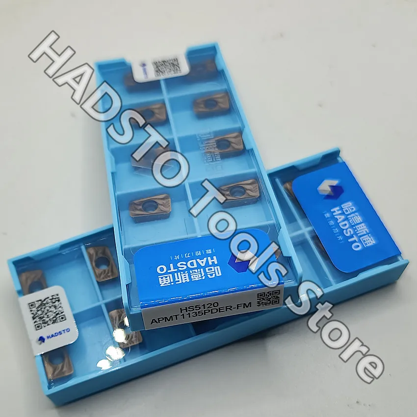 Imagem -06 - Carboneto Insere Fresamento Insere para Apmt1135pder-fm Hs5120 Apmt1604pder-fm Hs5120 Apmt1604 Apmt1135 Apmt Hadsto Aço Inoxidável
