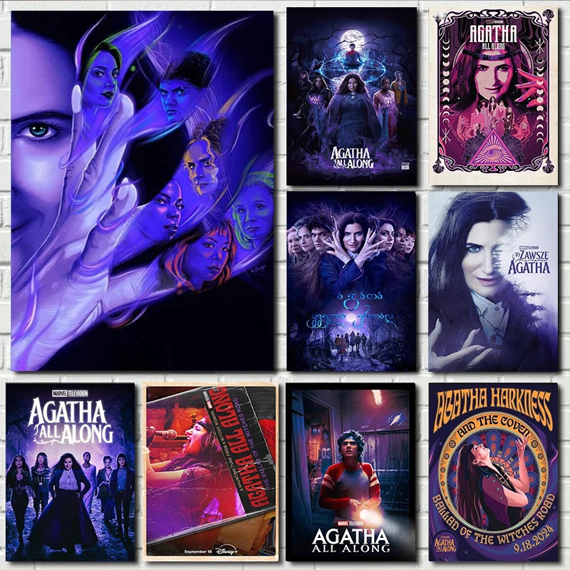 Agatha All Long Movie Poster, High-definition Printing Decoration Painting, Home Wall Decoration, Gift for Friends, Frameless