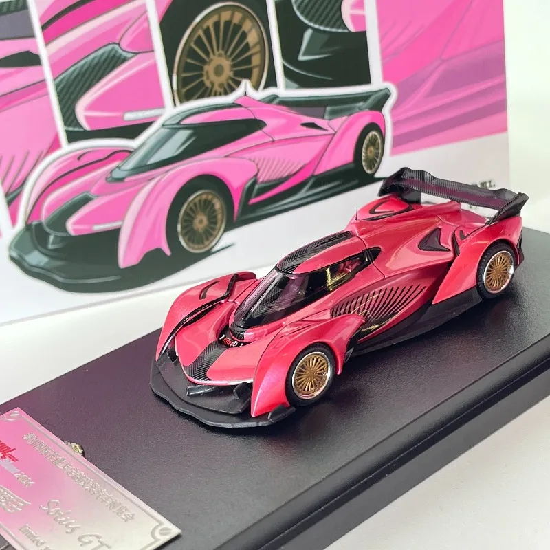 2026 Shenzhen Exhibition Demon King Auto 1:64 BMW/Nissan Casted Simulation Alloy Car Model, Boys' Collection Decorative Item.