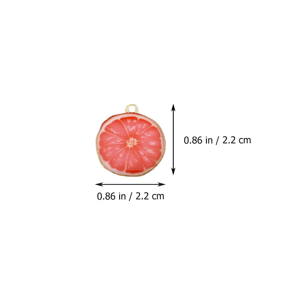 

12 Pcs Alloy Charms Bright Color DIY Jewelry Pendants Crafts Necklaces Bracelets Earrings Gifts Christmas Fruit Strawberry