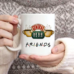 Friends Central Perk Mug Personalize Name Tv Show Ceramic Coffee Mugs Customize Milk Tea Cup Surprised Gift