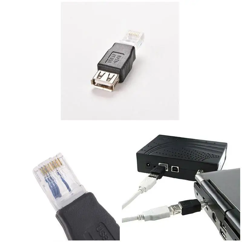 2 шт., USB-адаптер для Соединения RJ45