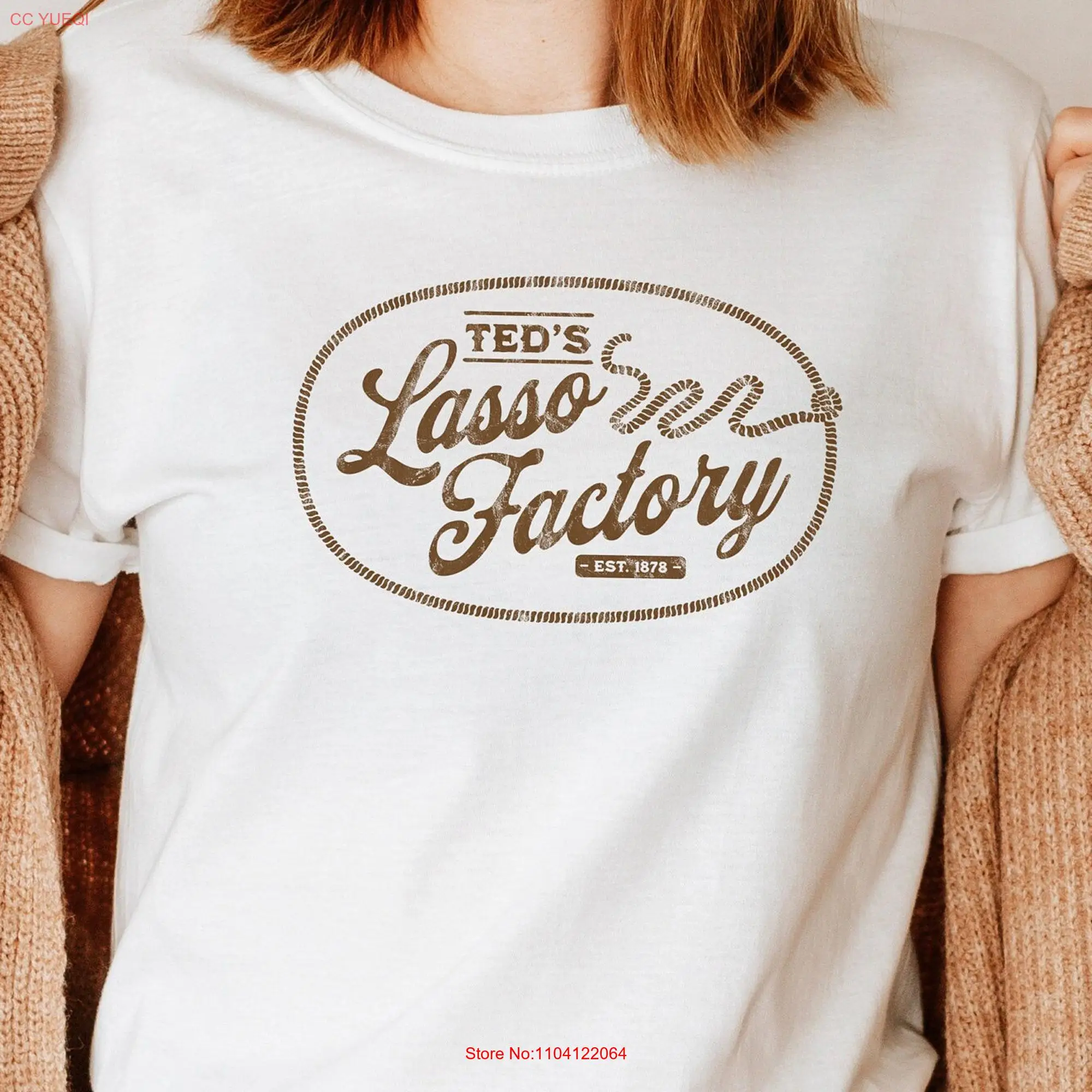 Lasso Factory T Shirt funny distressed for women and men long or short sleeves