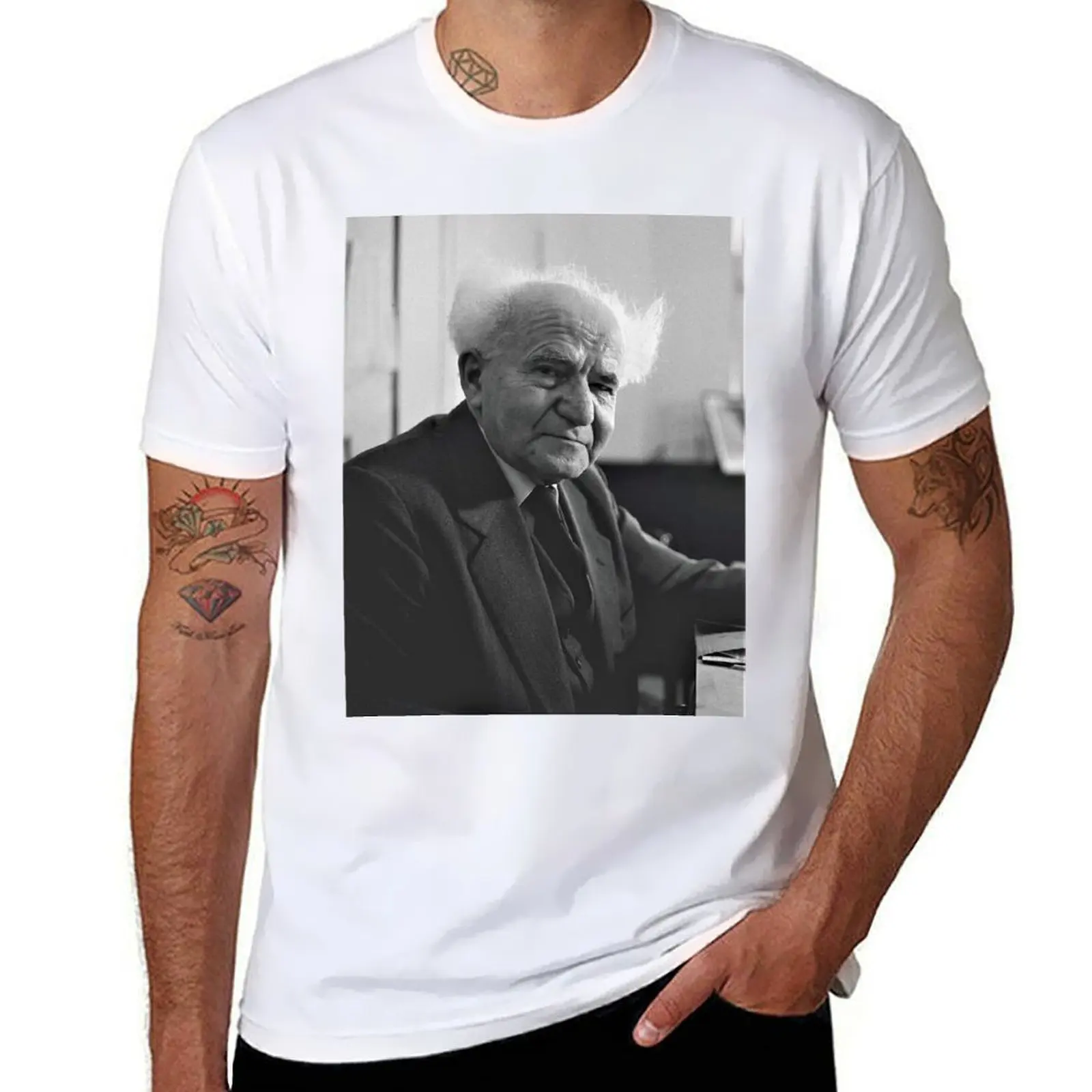 

David Ben-Gurion T-Shirt man t shirts for men man graphic t shirt T-Shirt