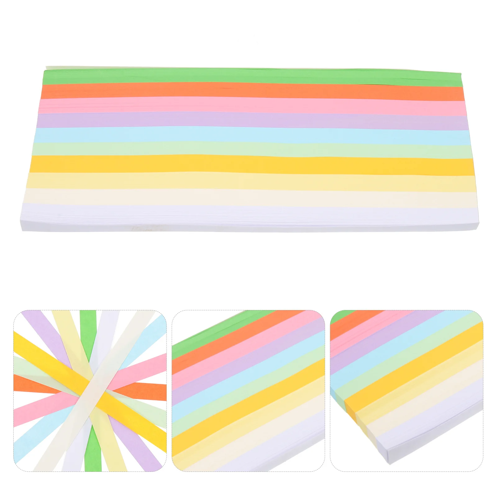 

1030 Sheets Festival Star Folding Paper DIY Origami Paper Kids Party Decoration Craft Strips Festival Star Strip