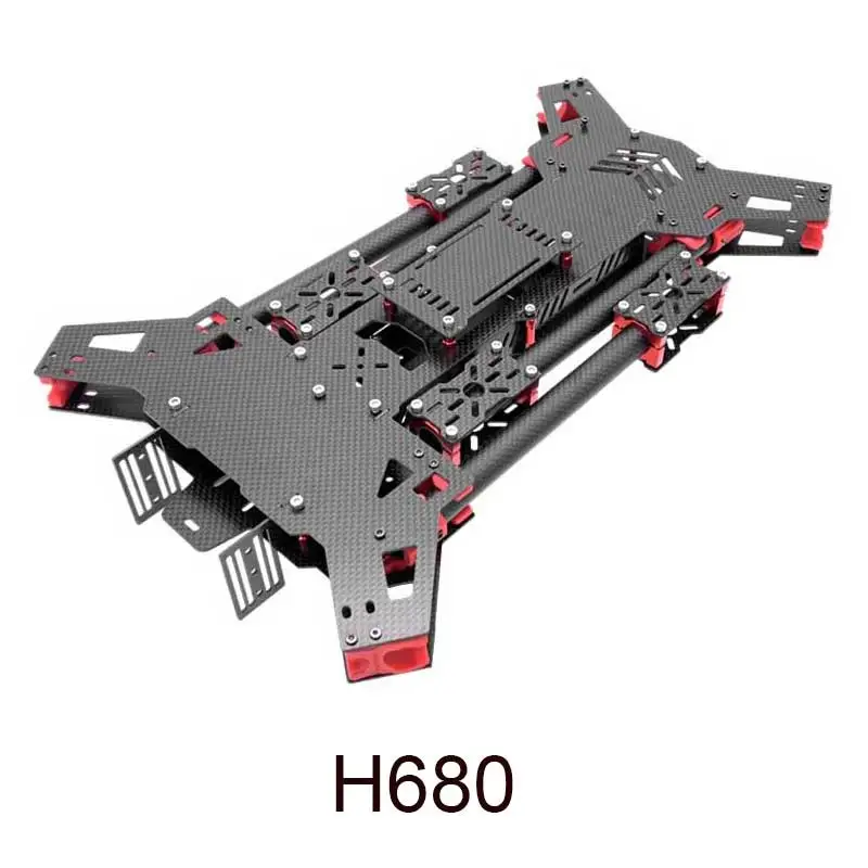 H450 / H680 Carbon Fiber Folding FPV Alien Quadcopter Aircraft H4 Frame Kit