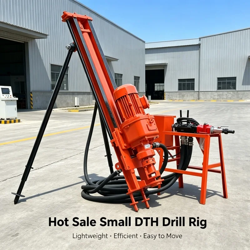 Customized Lightweight Open-pit DTH Drilling Rig, Small Rock Blasting Drilling Rig, Rock Mine Blasthole Drilling Machine