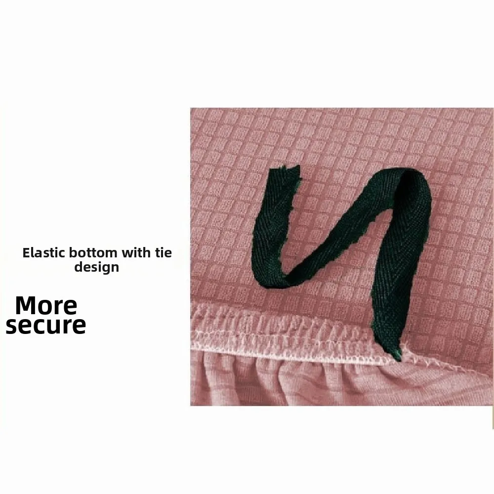 Fodera per sedia da ufficio in tinta unita Fodera per sedia da gioco elastica elastica Fodera per sedia girevole traspirante antipolvere Sedia da gioco