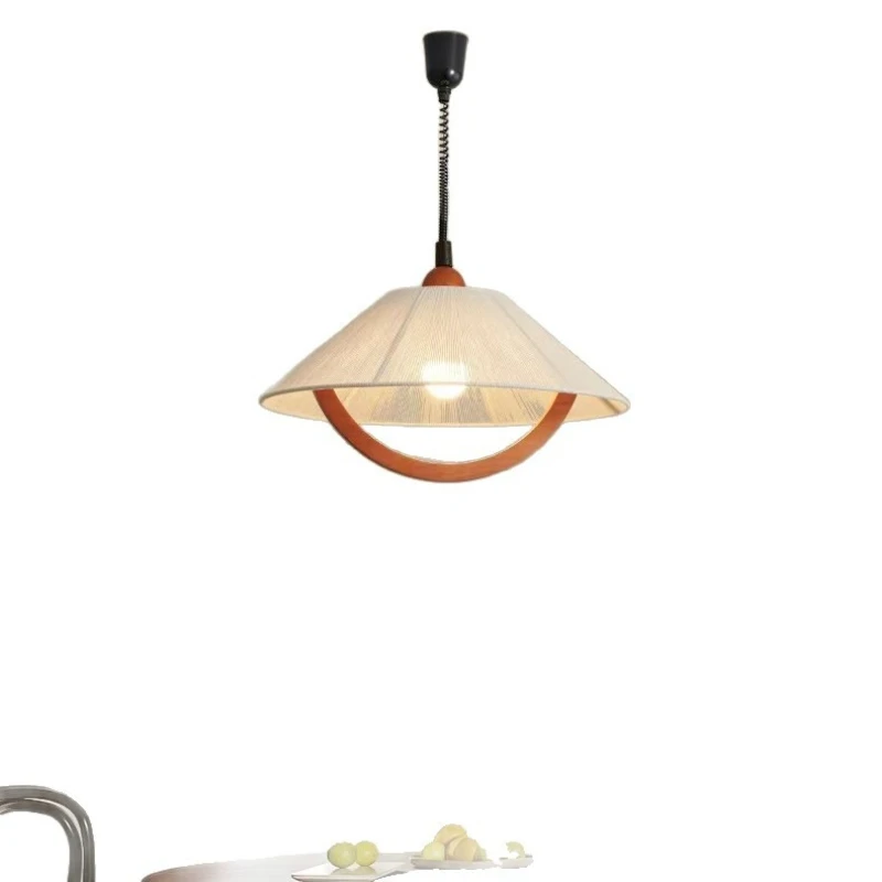 Medieval fabric chandelier French retro sleeping room bedroom bedside lamp