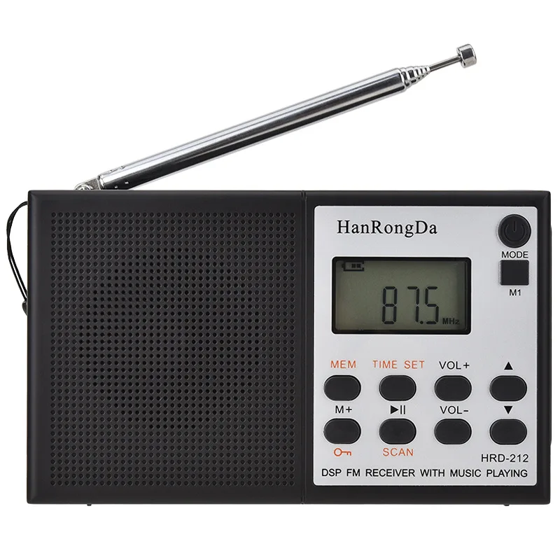 

HRD-212 DSP Digital FM Receiver/Bluetooth/MP3 Player Radio