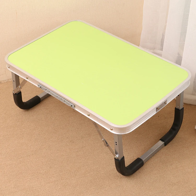 Portable Bed Folding Computer Desk Simple Household Laptop Bed Desk Foldable Aluminum Alloy Bed