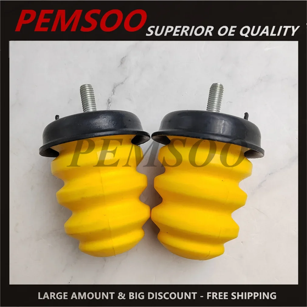 

2PCS Car Rear Suspension Frame Axle Rubber Leaf Spring Bumper Bump Stop 15712438 523049 For 1999-2006 SILVERADO Sierra 1500