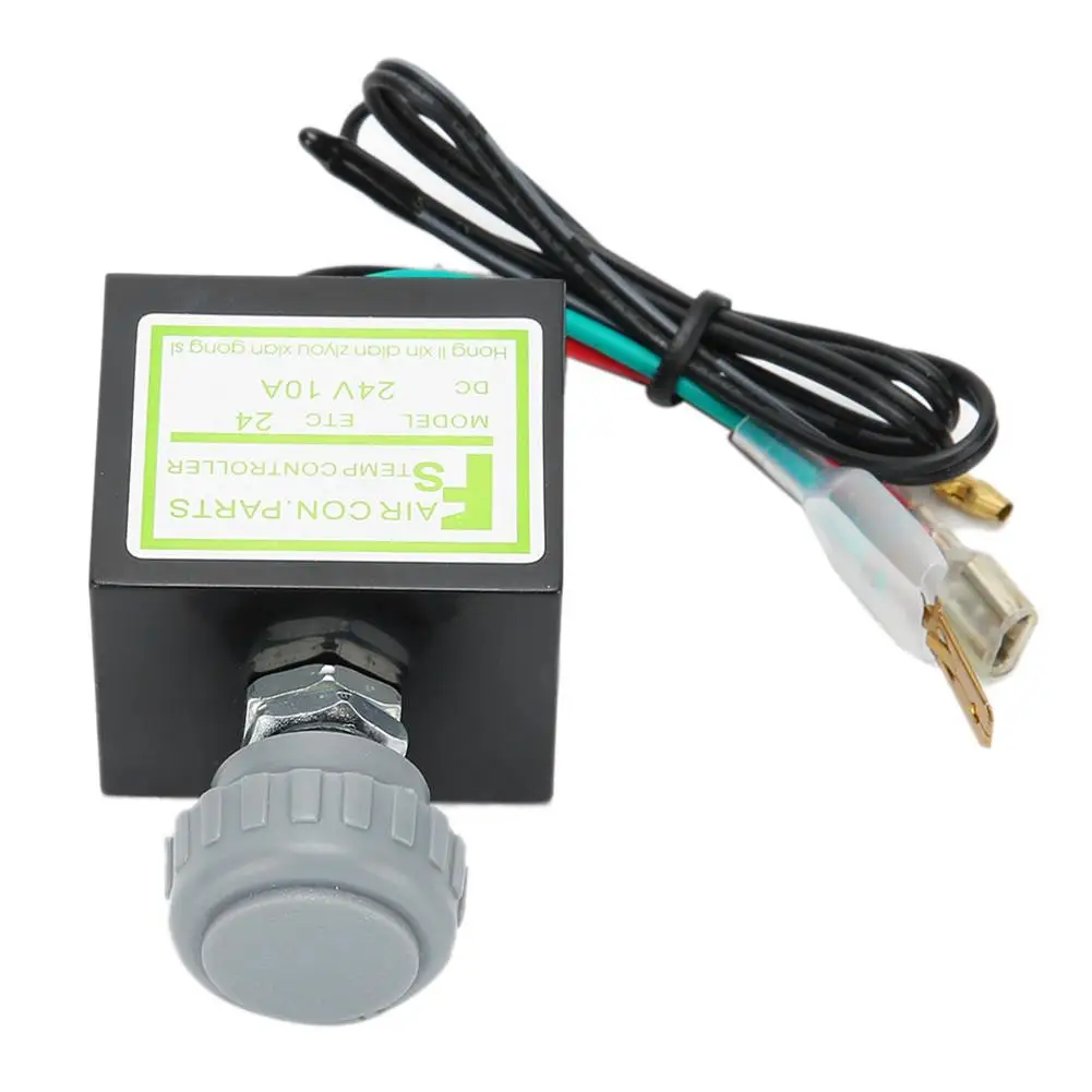 

10A Car Air Conditioner Thermostat Switch - Electronic Temperature Control Auto Accessory