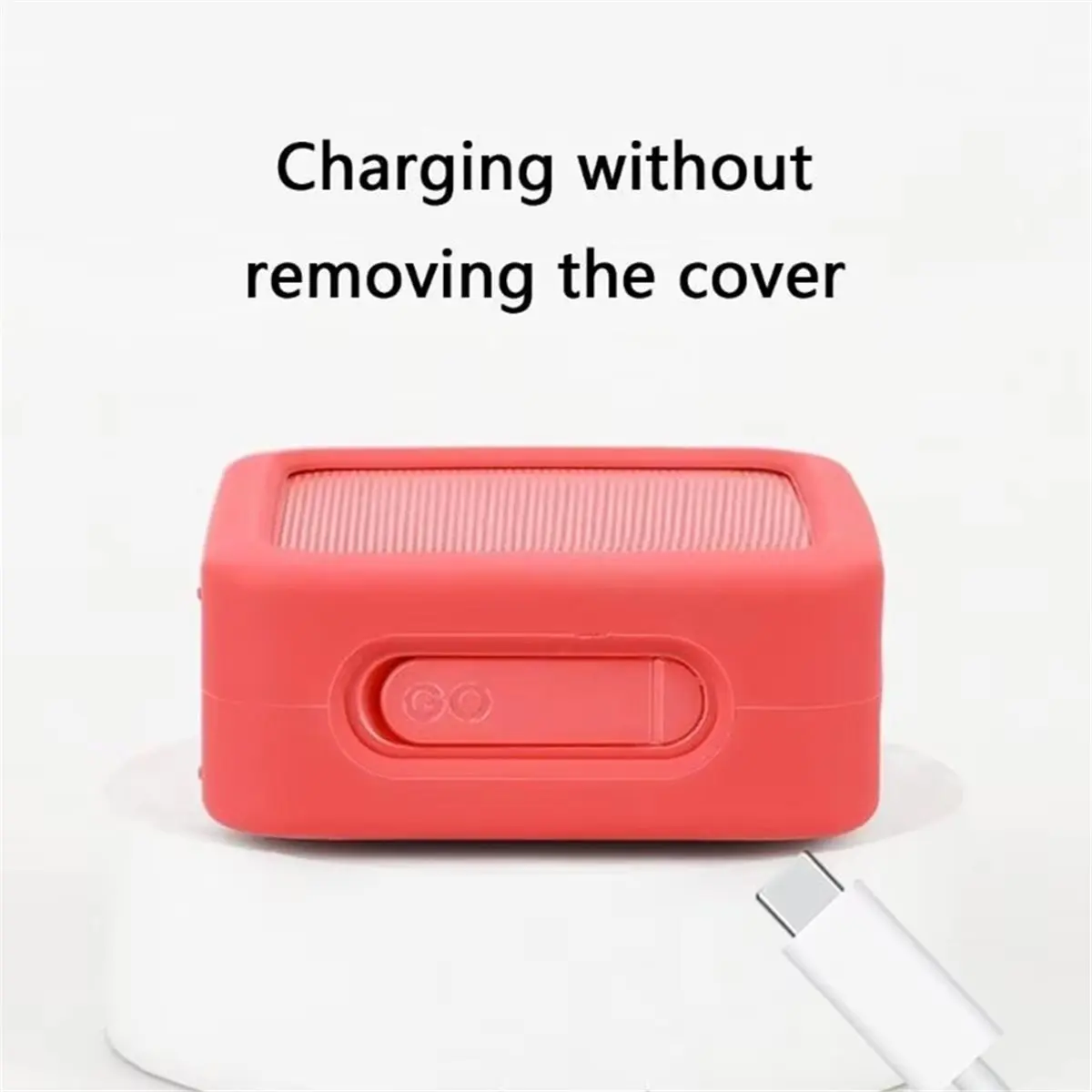 TCE Shock Absorbing Case for GO ESSENTIAL 2 Speakers Smooth Soft Protective Cover Portable Anti‑Scratch Shell B