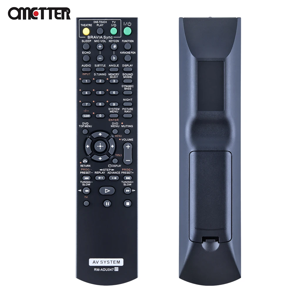 New Remote Control RM-ADU047 Fit for Sony DVD Player Receiver DAV-HDX275 DAV-HDX277WC DAV-HDX475  DAV-HDX576W HCD-DX17