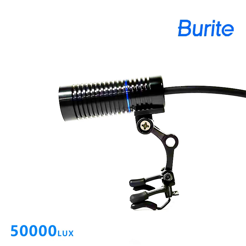 Burite  3W LED Head Light Loupes Surgical Headlamp Dentist Headlight Rechargeable Adjustable Lamp Medical Surgery with Battery