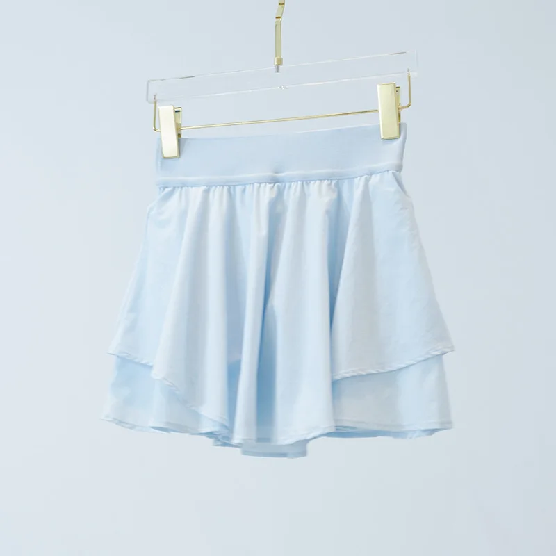 Faldas plisadas de cintura alta para niña, minifaldas Vintage de verano, falda de baile de diseño coreano