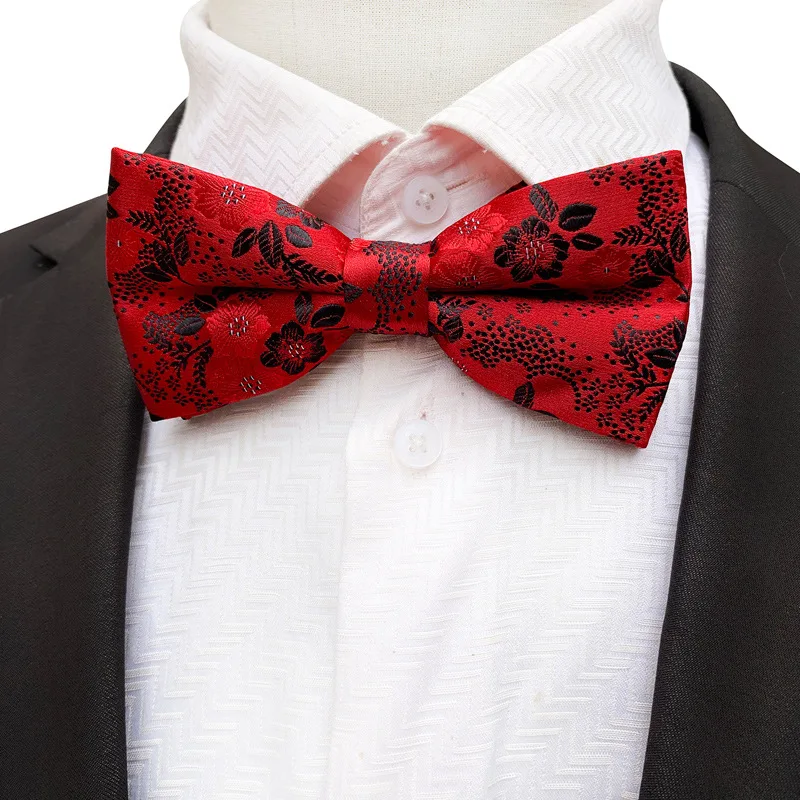 

New 18 Color Plum Blossom Men's Bow Tie Fashionable Wedding Groom