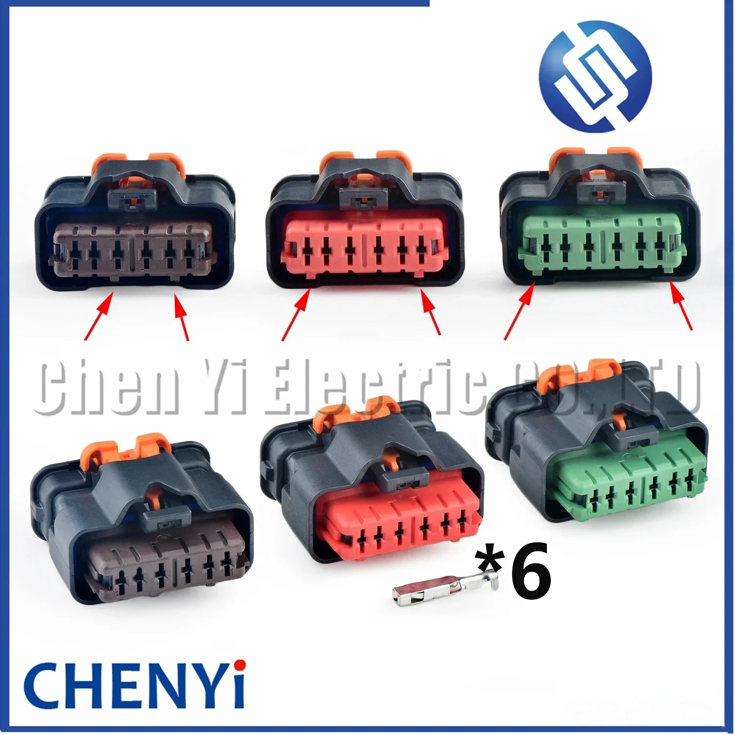 6 Pin Auto Ignition Coil connector Car Throttle Valve Plug F843700 F743700 F943700 For Peugeot 301 308 408 Citroen C3 C4 Elysee