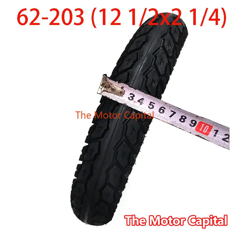 12 1/2X2 1/4 ( 62-203 ) fits Many Gas Electric Scooters  Inch tube outer Tire For ST01 ST02 e-Bike