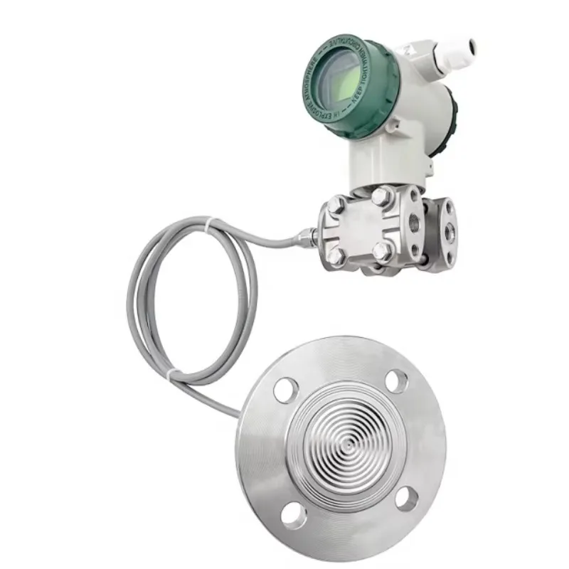 High-quality Single-flange Remote Pressure Transmitter with LCD Display, Suitable for The Environmental Protection Industry