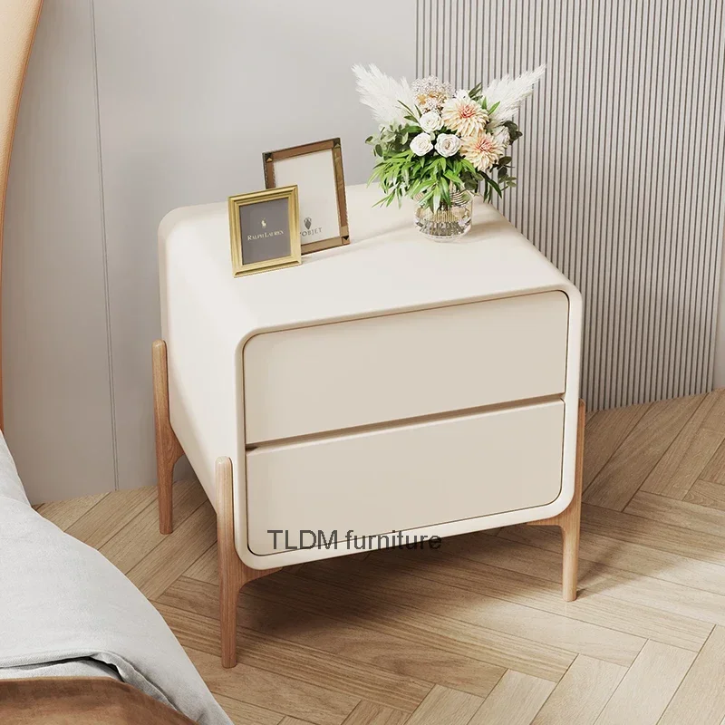 

Modern Bedroom Nightstands Nordic Drawers Minimalist Kids Bedside Table Organizers Aesthetic Center Nachttisch Home Furniture