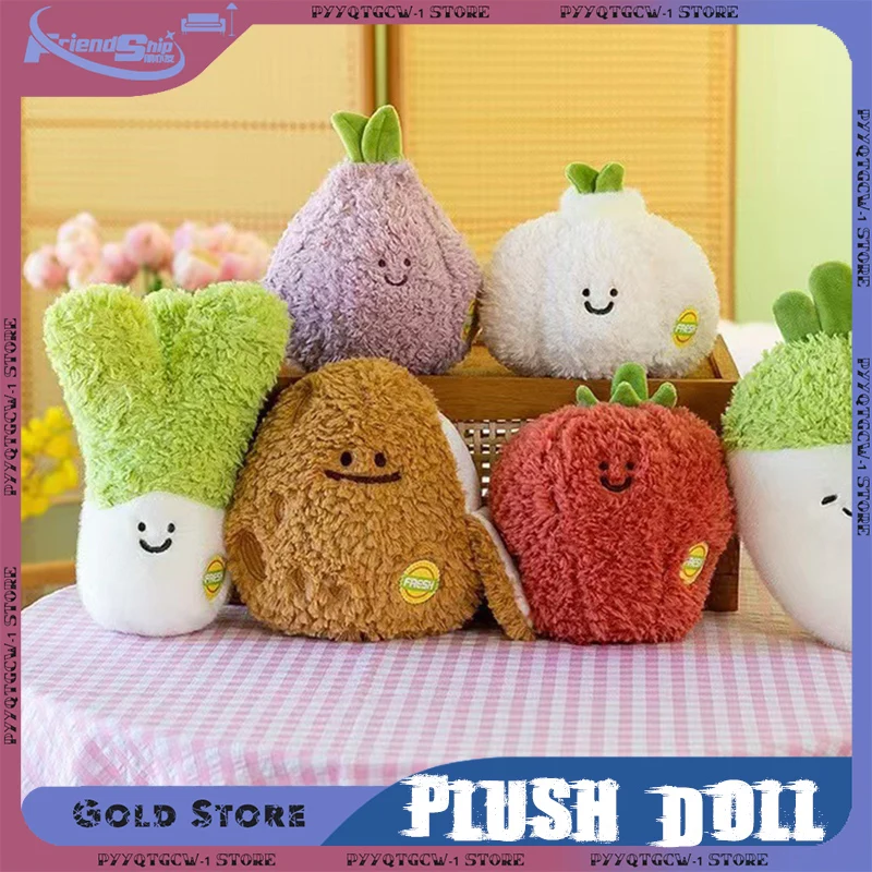 

Plush Doll Simulation Fruit Vegetable Enlightenment Toy Creative Educational Gift Cute Soft Stuffed Cartoon Pillow Room Decor